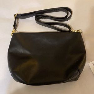 ❤️❤️Steve Madden adjustable shoulder/crossbody bag - black - like new!